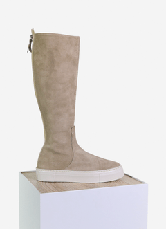 Boots aus Veloursleder AGL