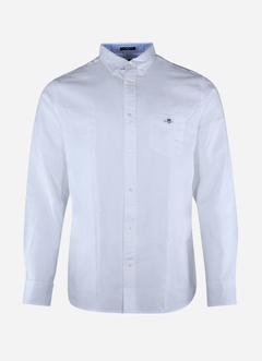 Chemise avec poche appliquée sur le devant Blanc