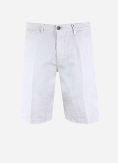 Short Blanc  53% Lin 47% Cotton