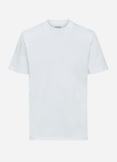  Selected T-Shirt mit Rundhalsausschnitt  Weiß