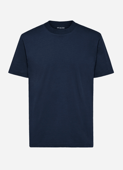  Selected T-Shirt mit Rundhalsausschnitt  Blau 