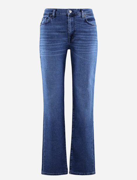 Jean 7 For All Mankind Ellie Straight Bleu