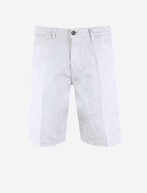 Short Blanc  53% Lin 47% Cotton