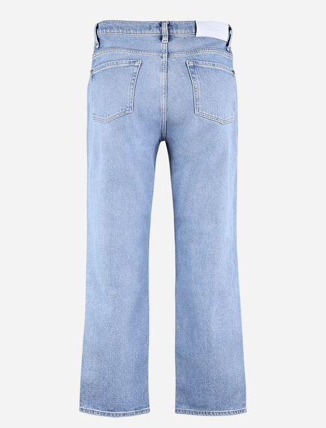 Jean 7 For All Mankind Logan Stovepipe Bleu clair