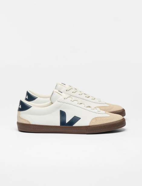 VOLLEY LEATHER WHITE NAUTICO BARK