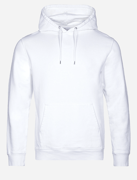 Sweatshirt à capuche blanc Colorful Standard