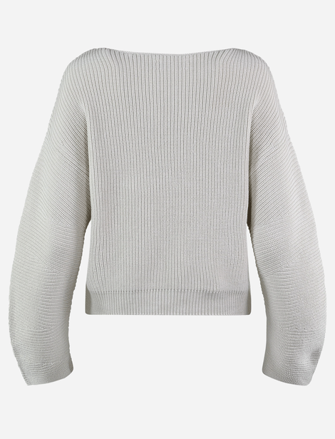 Marc O' Polo Strickpullover mit Rundhalsausschnitt. Beige 