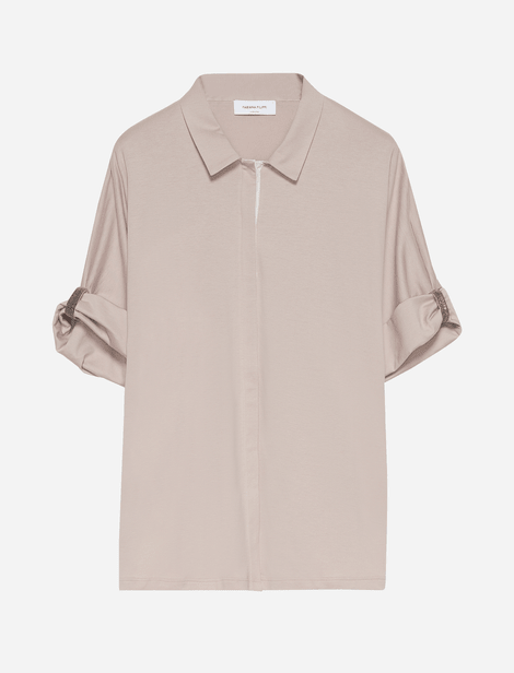 Blouse Fabiana Filippi Rose poudré  100% Coton
