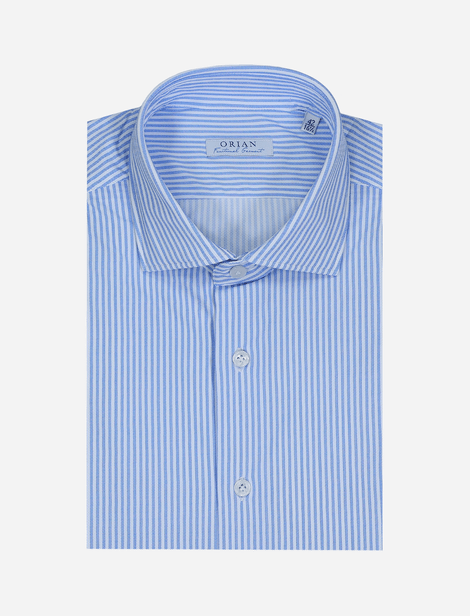 Chemise à rayures Bleu/Blanc