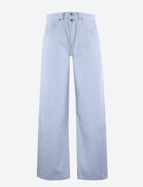 Jeans loose fit low waist Bleu clair