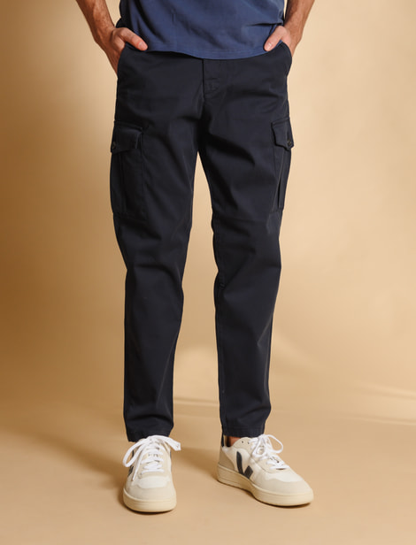 Pantalon Selected Cargo Navy