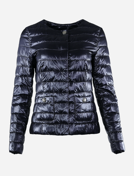 Veste Herno sans col. Noir 