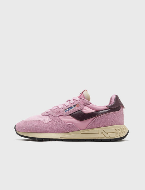 Sneakers REELWIND en nylon avec des empiècements en daim et en cuir.