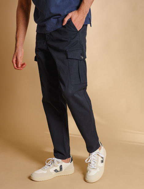 Pantalon Selected Cargo Navy